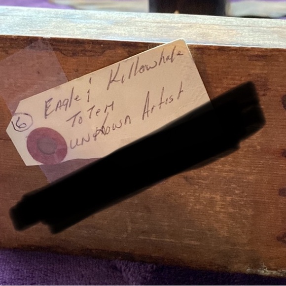 Hand Carved Wooden Totem Pole - Picture 4 of 4